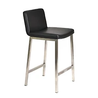 Charles Counter Stool - Stainless Steel