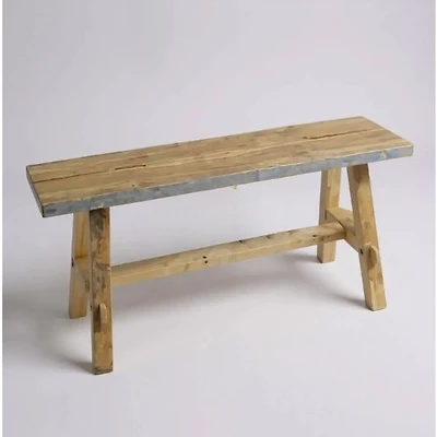 Recycled Teak Bench - 90cm