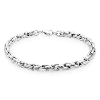 STEELX Stainless Steel Anchor Link Bracelet 8.5