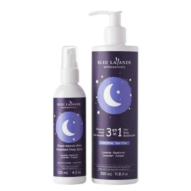 Bleu Lavande Brume sommeil et trio douche 3 en 1 - Sweet Dream