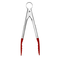 Cuisipro Silicone Mini Tongs in Red