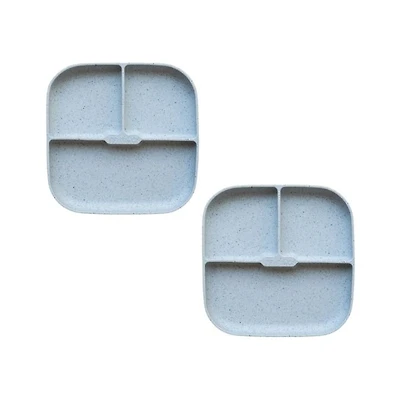 Minika Plate with Suction, Pack of 2