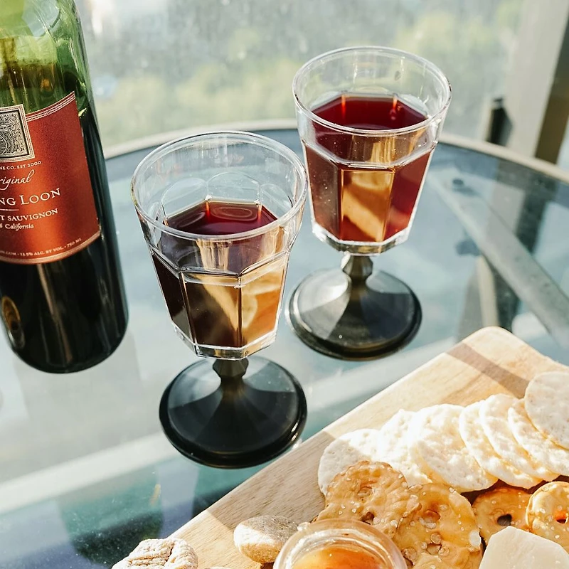 Ensemble de 2 verres à vin empilables