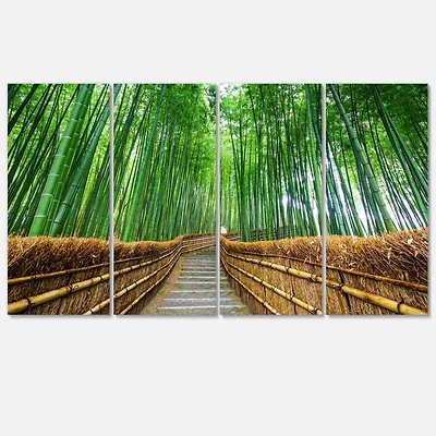 Path to Bamboo Forest  Canvas Wall Art