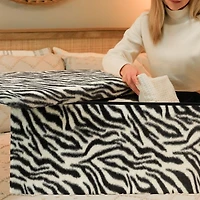Zebra Cube Ottoman