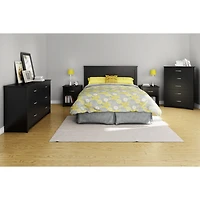 Fusion 5-Drawer Chest - Black