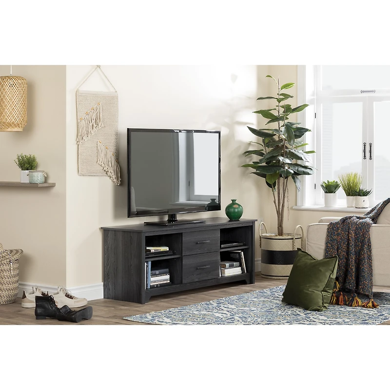 Freedom Meuble TV avec tiroirs - Chêne gris