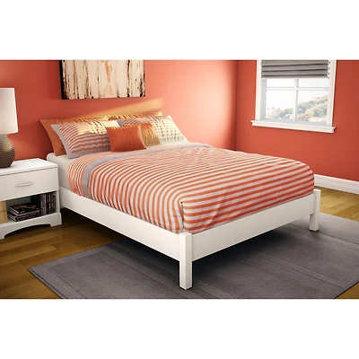 Step One Full Platform Bed - White