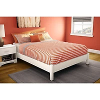Step One Full Platform Bed - White