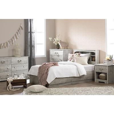 Aviron Twin Mates Platform Storage Bed with 3 Drawers
