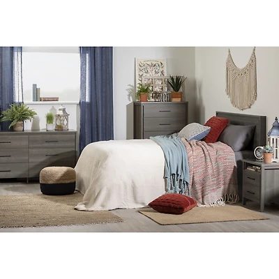Gravity 6-Drawer Dresser - Grey