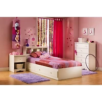 Crystal 1-Drawer Nightstand With Storage