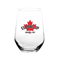 Elbows Up Verres sans pied, ensemble de 6 - 13 oz