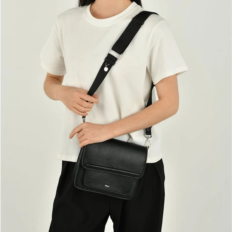 Le sac bandoulière ALLURE - Noir