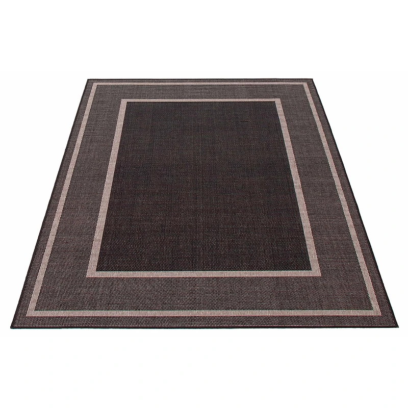 Tapis « Sisal » - Noir et Gris