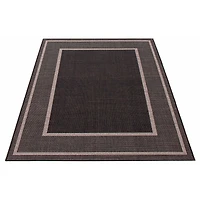 Tapis « Sisal » - Noir et Gris