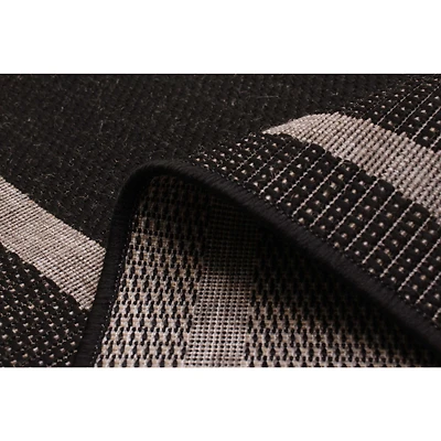 Sisal Black and Grey Rug