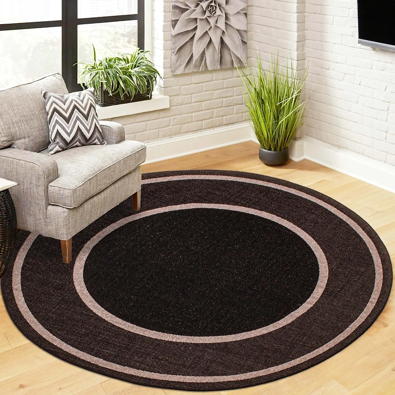 Sisal Black and Grey Rug
