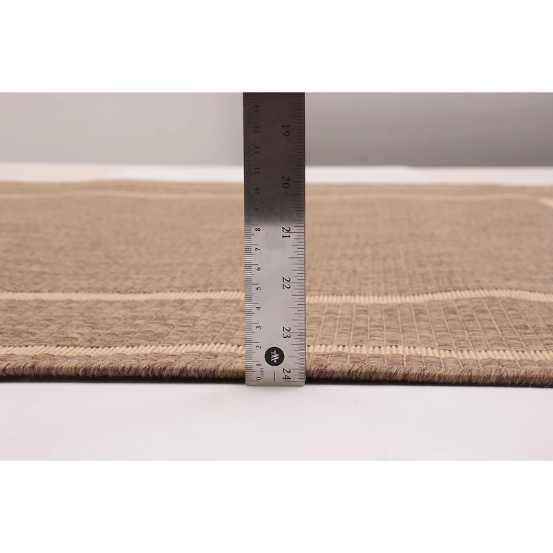 Tapis beige et brun clair « Sisal » - 63 x 91 po