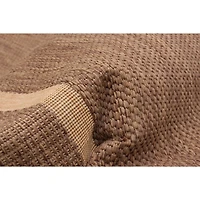 Tapis beige et brun clair « Sisal » - 94 x 122 po
