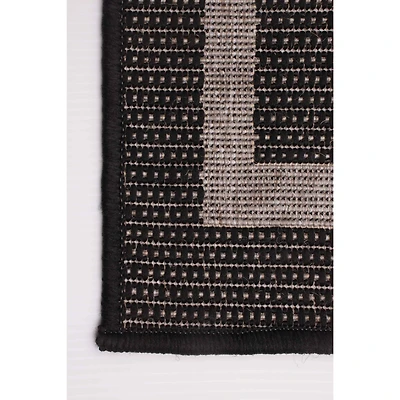 Sisal Black and Grey Rug