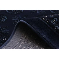 Tapis bleu carré « Tekke » - 6 pi 7 po x 6 pi 7 po