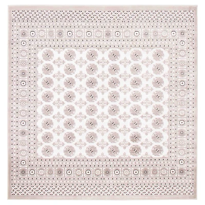 Tekke Square Ivory Rug - 6'7" x 6'7"