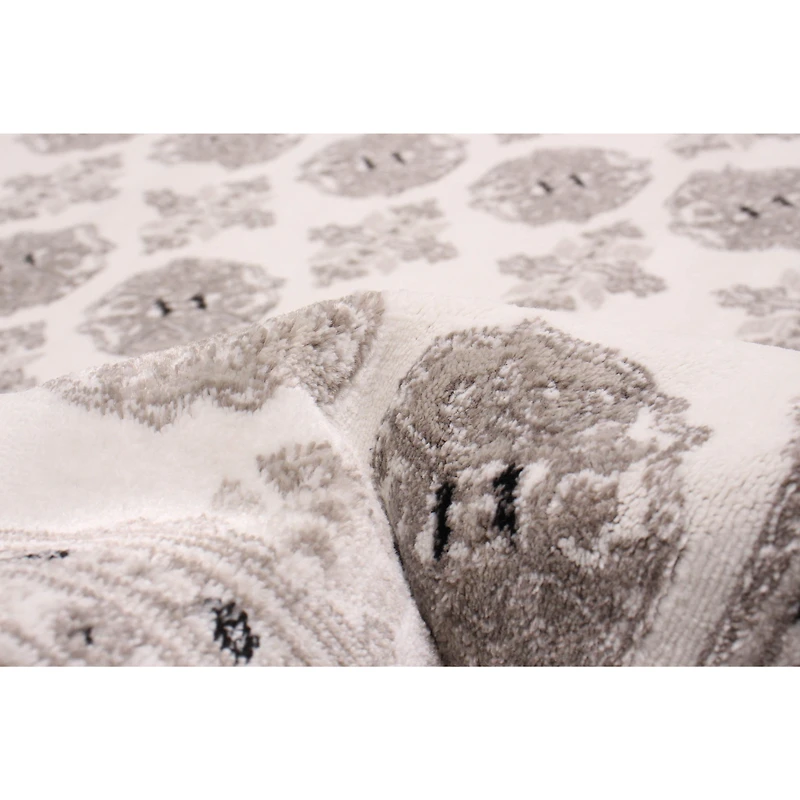 Tekke Square Ivory Rug - 6'7" x 6'7"