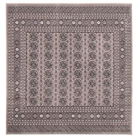 Tekke Grey Rug Square, 6'7" x 6'7