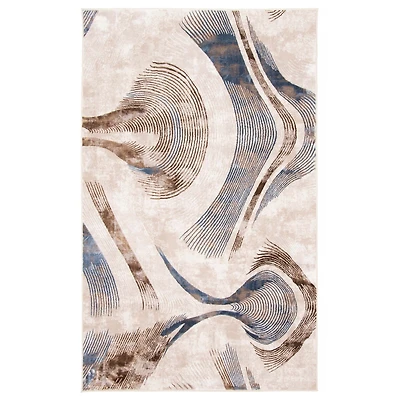 Amara Contemporary Area Rug - Taupe