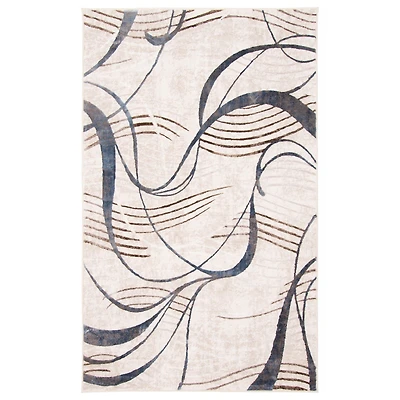 Leah Contemporary Area Rug - Ivory