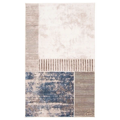Monica Contemporary Area Rug - Grey