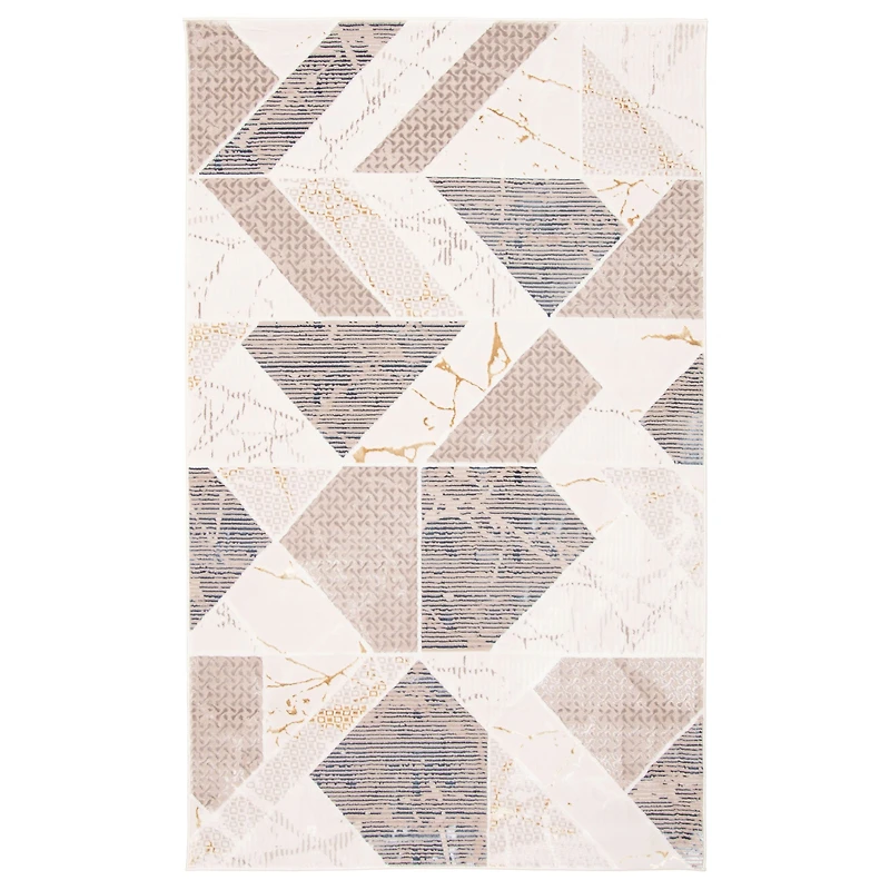 Paige Contemporary Area Rug - Ivory