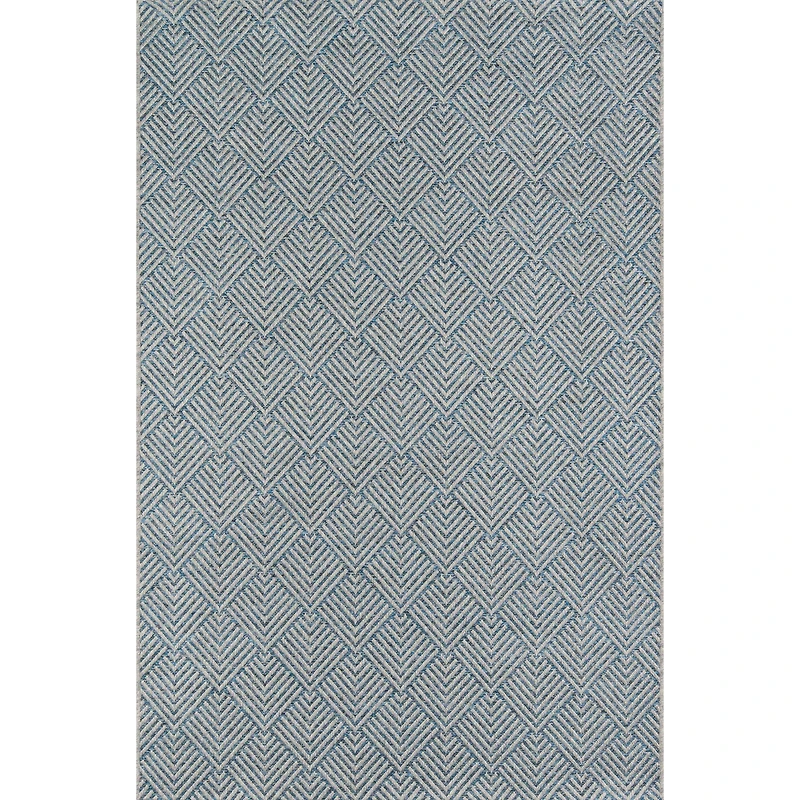 Laura Contemporary Area Rug - Blue