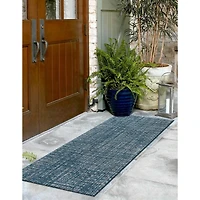 Tapis contemporain Nayah - Bleu