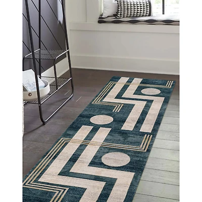 Erisa Contemporary Area Rug - Charcoal