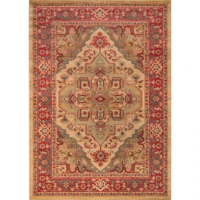 Lux Traditional Area Rug - Navy