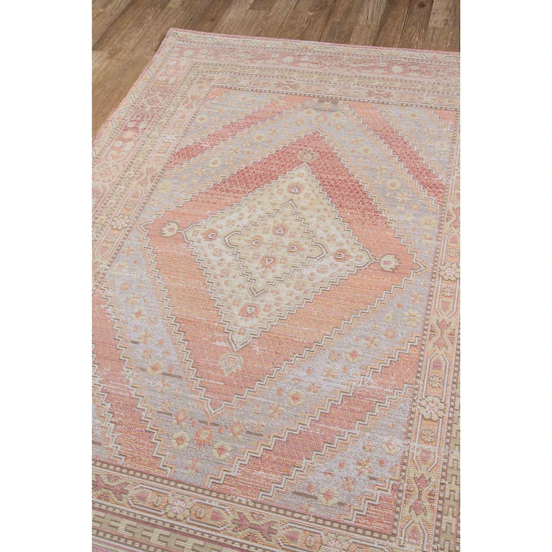 Poppy Traditional Area Rug - Pink
