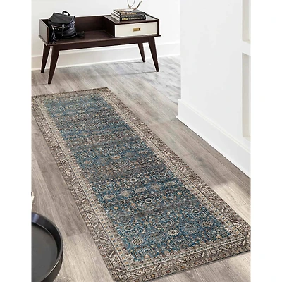 Gianna Traditional Area Rug - Blue