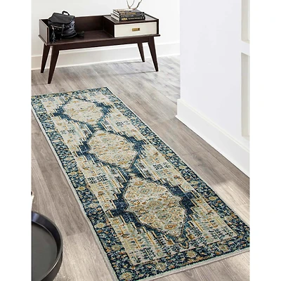 Tapis traditionnel Kinsley - Marine