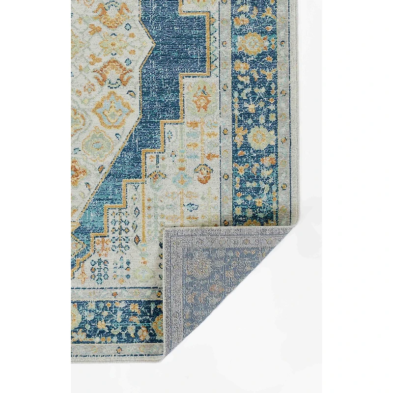 Kinsley Traditional Area Rug - Navy