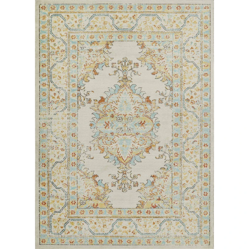 Esme Traditional Area Rug - Ivory