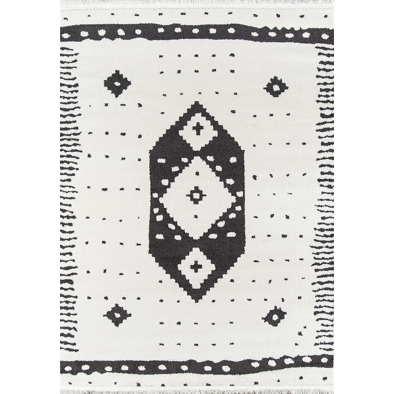 Lyra Contemporary Area Rug - Ivory