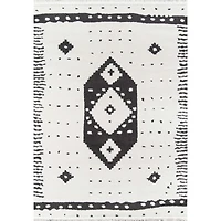 Lyra Contemporary Area Rug - Ivory
