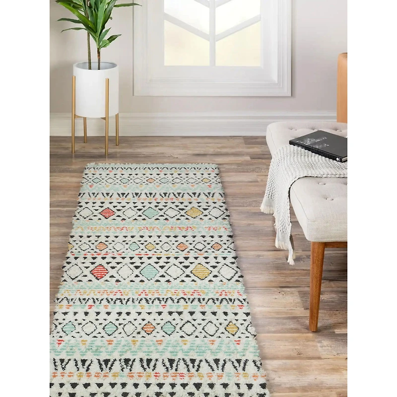 Kaia Contemporary Area Rug - Multi