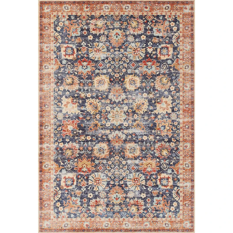 Nairi Traditional Area Rug - Navy