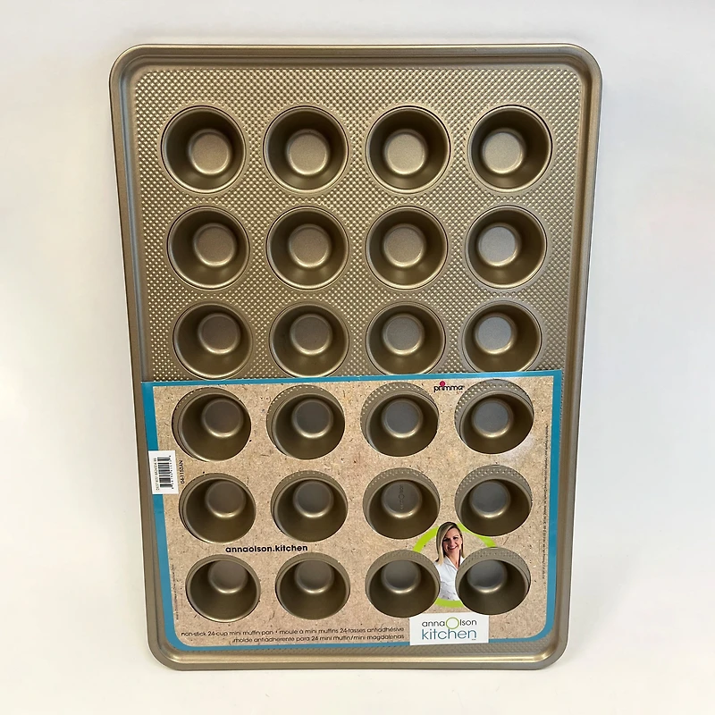 Anna Olson Kitchen Mini-Muffin Pan Nonstick 24-cup