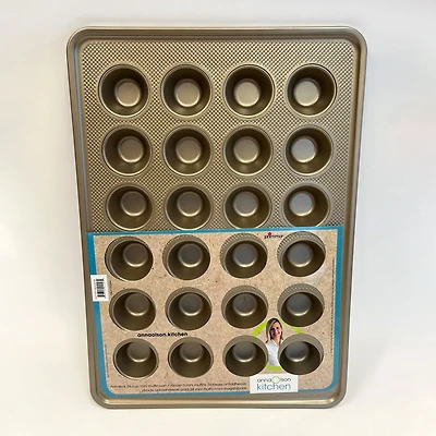 Anna Olson Kitchen Mini-Muffin Pan Nonstick 24-cup