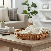 Round Water Hyacinth Platter