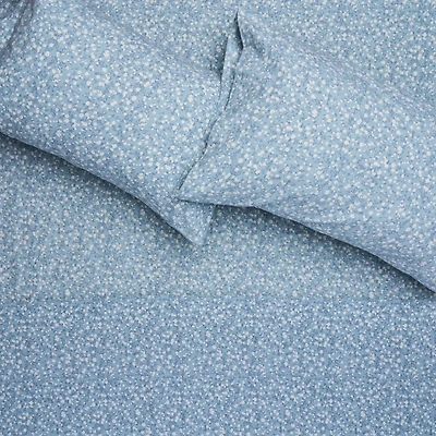 Ditsy Floral Flannel Sheet Set